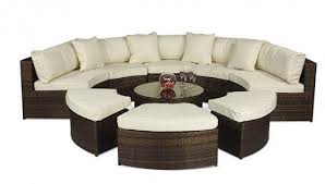 Monaco Rattan Garden Furniture Semi