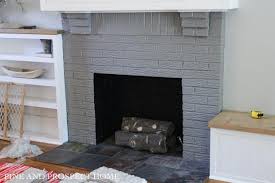 Brick Fireplace Makeover Pine And