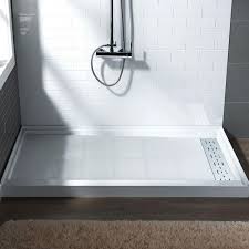 Alcove Solid Surface Shower Pan Base
