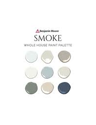 Benjamin Moore Smoke Palette Smoke