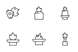 456 Fireplace Icon Packs Free In Svg