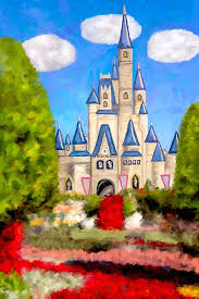 Walt Disney Castle Cinderella Canvas