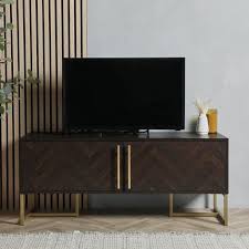 Spinningfield Dark Wood Tv Unit Tv