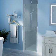 Shower Door In Chrome With Clear Glass