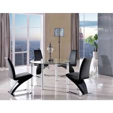 Torino Round Extendable Glass Dining