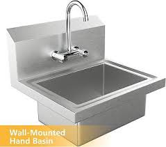 Hand Wash Commercial Sink Wall Mount