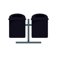 Trash Can Vector Png Images Double