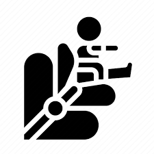 Baby Car Child Safety Seat Icon