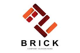 Bricks Logo Design Material Stone