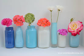 Diy Painted Mason Jar Vases Crafts