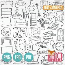 Living Room Icons Clipart House Room