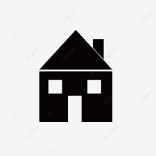Small House Silhouette Png Images