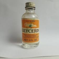 Vintage Wilton Glass Bottle Glycerin