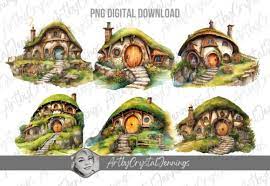 Hillside House Hobbit Home Design Png