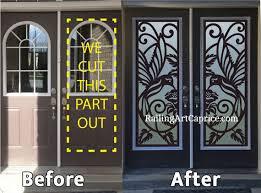 Decorative Door Inserts Installation In