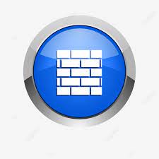 Firewall Blue Glossy Web Icon Wall