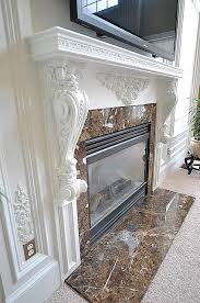 Szczerba White Fireplace Mantel