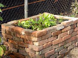 Brick Garden Brick Raised Garden Beds