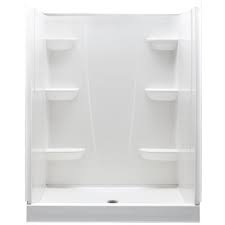 60in X 34in X 76in Center Drain Shower