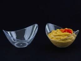 Transpa Serving Bowl Oval Glass