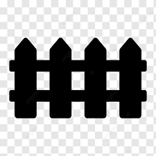 Garden Plank Wooden Fence Icon Vector