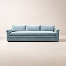 Blue Performance Velvet Sofa