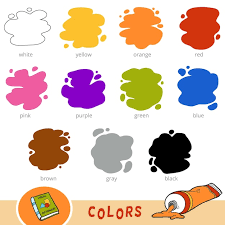 Colorful Set Of Basic Colors Visual