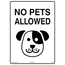 Lynch Sign 10 In X 14 In No Pets