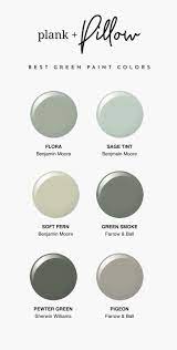 Our Favorite Green Paint Colors Plank