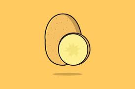 Potato Food Vector Art Icons And
