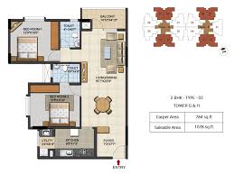 Urbana Aqua Floor Plans 2 3 Bhk