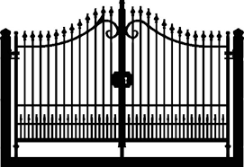 Sliding Gate Vector Art Icons And