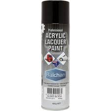 Balchan Acrylic Gloss Black Spray Paint