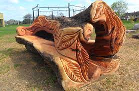 Wood Carved Seating