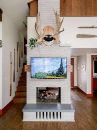Painting Fireplace Brick