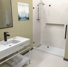Slab Solid Surface Shower Bases