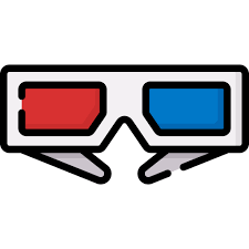 3d Glasses Free Cinema Icons