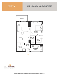 Floor Plans Maplewood Retirement