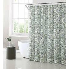 Fabric Shower Curtain Sage Gray Blue