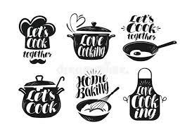 Cooking Cookery Cuisine Label Set