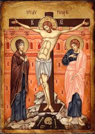 Crucifixion Hand Painted Orthodox Icon