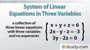 Solving Systems Of Linear Equations In