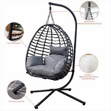 Btmway Indoor Outdoor Lounge Egg Chair