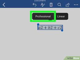 Insert Equations In Microsoft Word