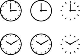 Free Vectors Clock Icon Set