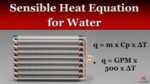 Sensible Heat Transfer Equation For