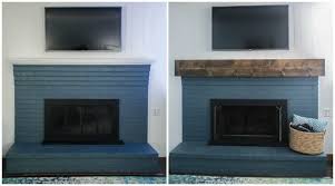 Diy Rustic Fireplace Mantel The Cure