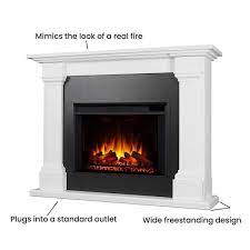 Real Flame Callaway Grand Electric Fireplace White
