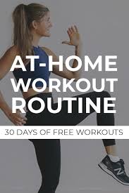 30 Day Workout Plan S Nourish