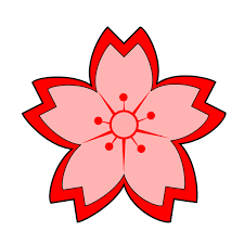 Sakura Flower Vector Image Free Svg